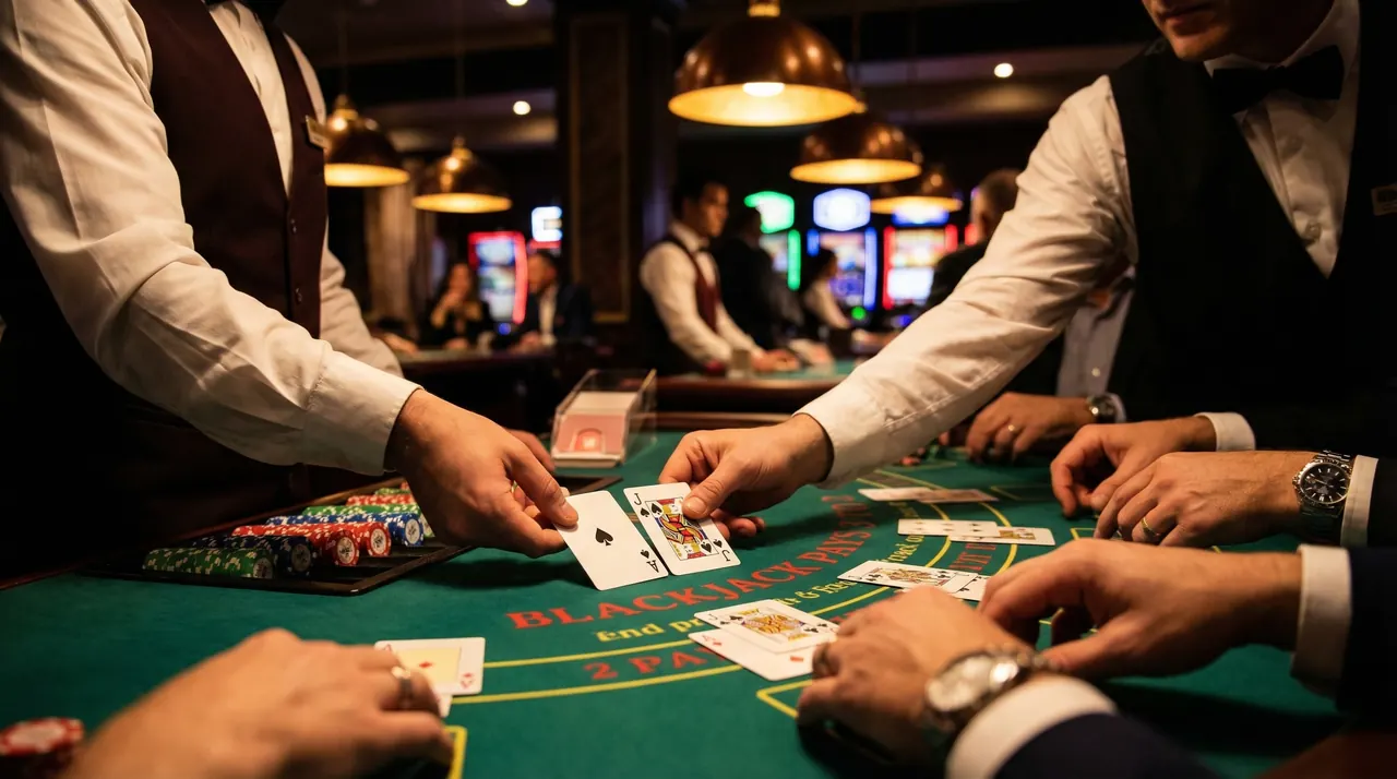 แบล็คแจ็กออนไลน์ SB123 เกมไพ่ 21 คาสิโนสด Blackjack เดิมพันจริง